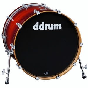 ddrum Dominion Series Bass Drum 20x22 Red Burst