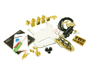 WD Parts Kit For Fender Jazz Bass Gold