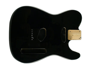 WD Music Telecaster Body Black, WDTBLK, Free Shipping